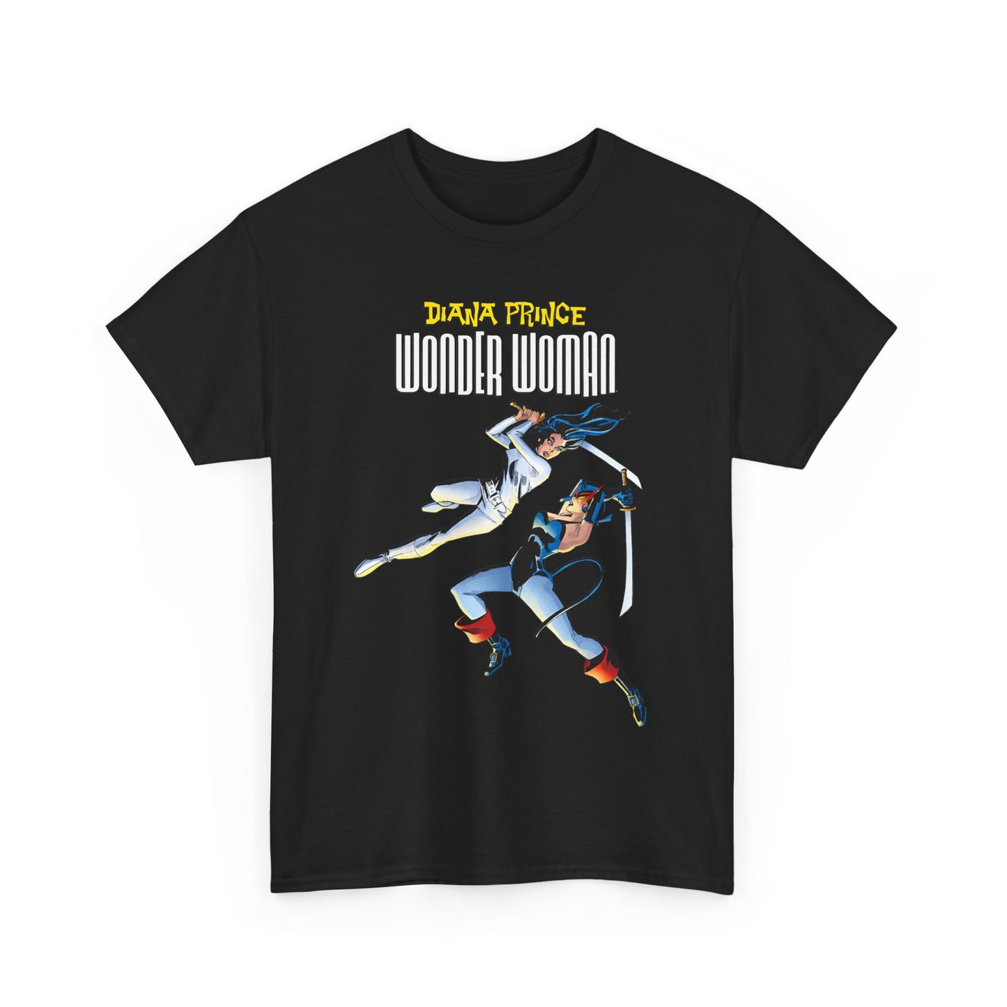 Diana Prince Wonder Woman  T-Shirt - From Diana's 1970s White Suit No-Powers Years - Bronze Age DC Comics