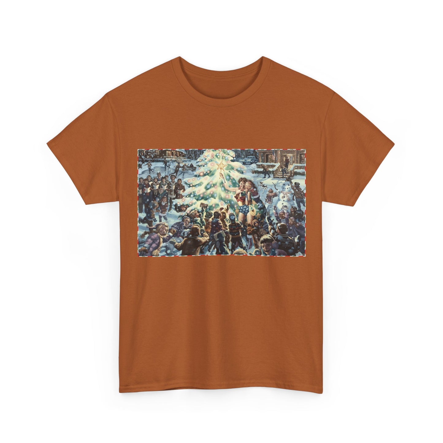 Wonder Woman Christmas T-Shirt - Steve Rude Art - DC Comics