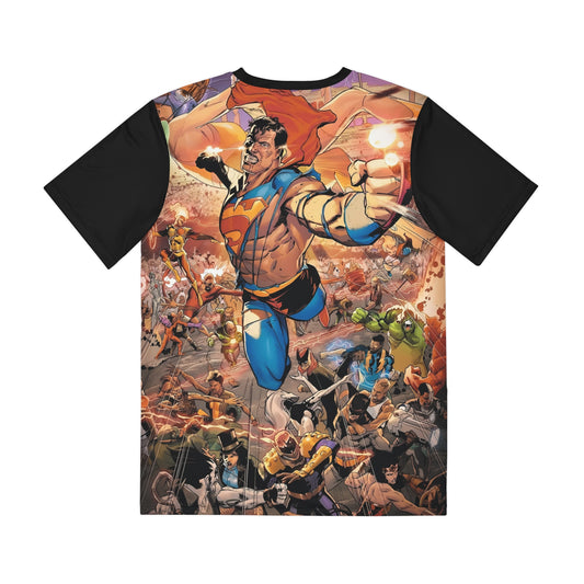 DC K.O. Polyester Tee (All-Over Print) - Javi Fernandez Art - Superman - DC Comics