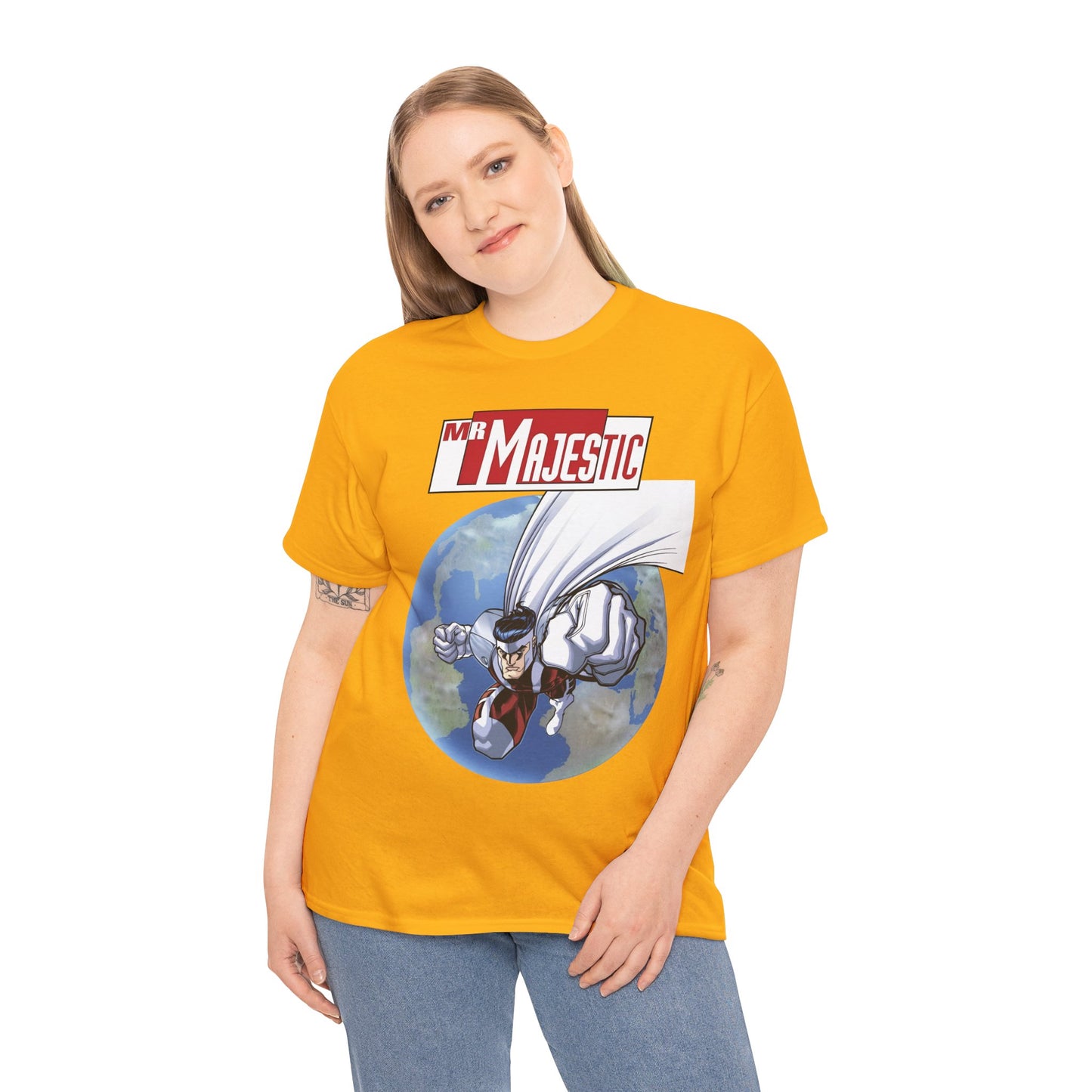 Mr. Majestic T-Shirt - Ed McGuiness Variant Cover Art - DC/Wildstorm Comics