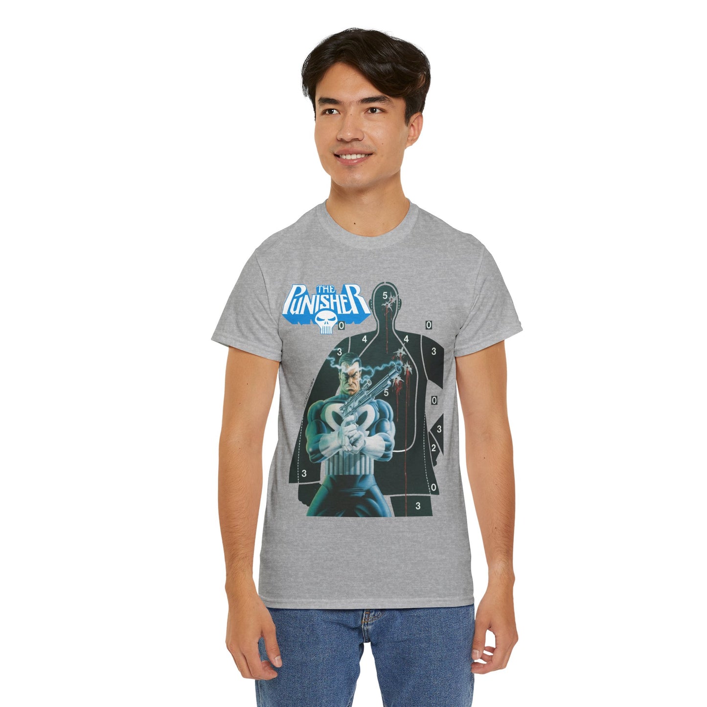 Punisher T-Shirt - Mike Zeck Art - Target Practice - 1985 Mini-Series Cover Art - Marvel Comics