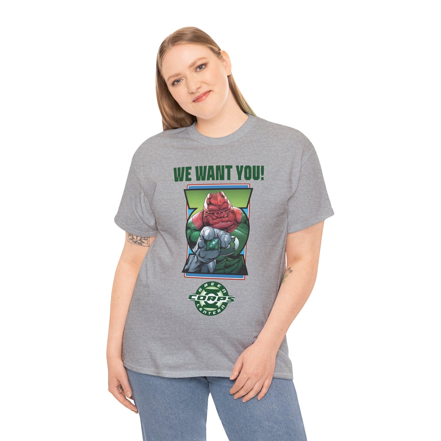 Kilowog T-Shirt - Green Lantern Corps Recruitment Poster - "We Want You!" - DC Comics