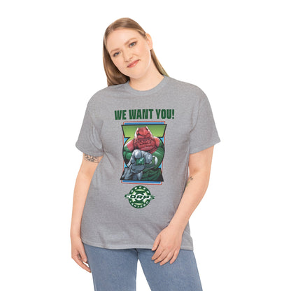 Kilowog T-Shirt - Green Lantern Corps Recruitment Poster - "We Want You!" - DC Comics