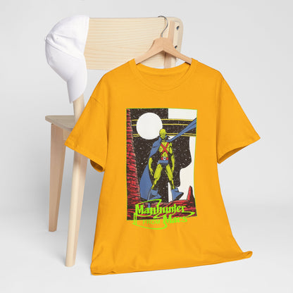 Martian Manhunter T-Shirt - George Perez Art - 1980s Justice League of America (JLA) Postcard Art - DC Comics