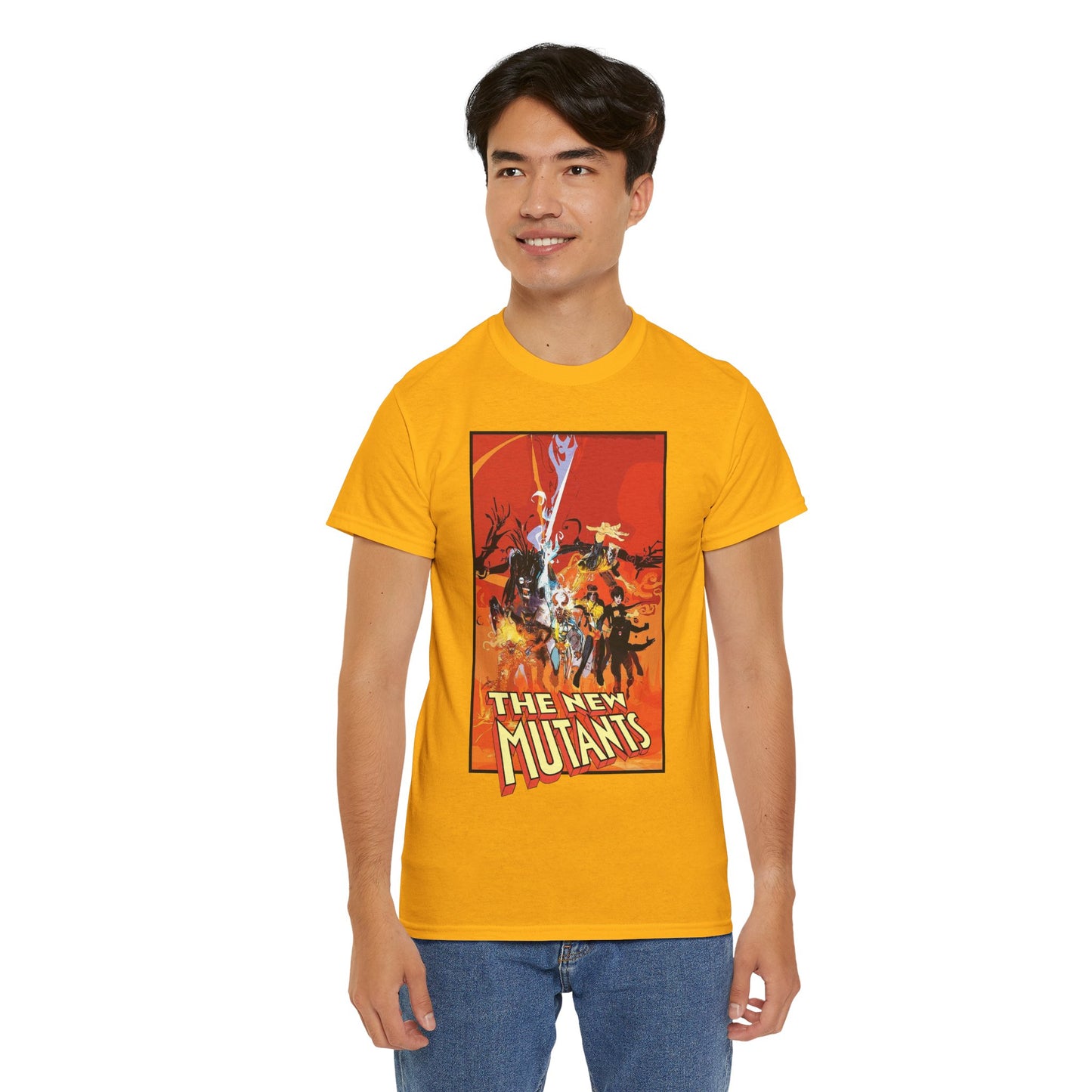 New Mutants T-Shirt - Bill Sienkiewicz Art - Marvel Comics - Magik, Warlock, Cannonball, Wolsbane, Sunspot