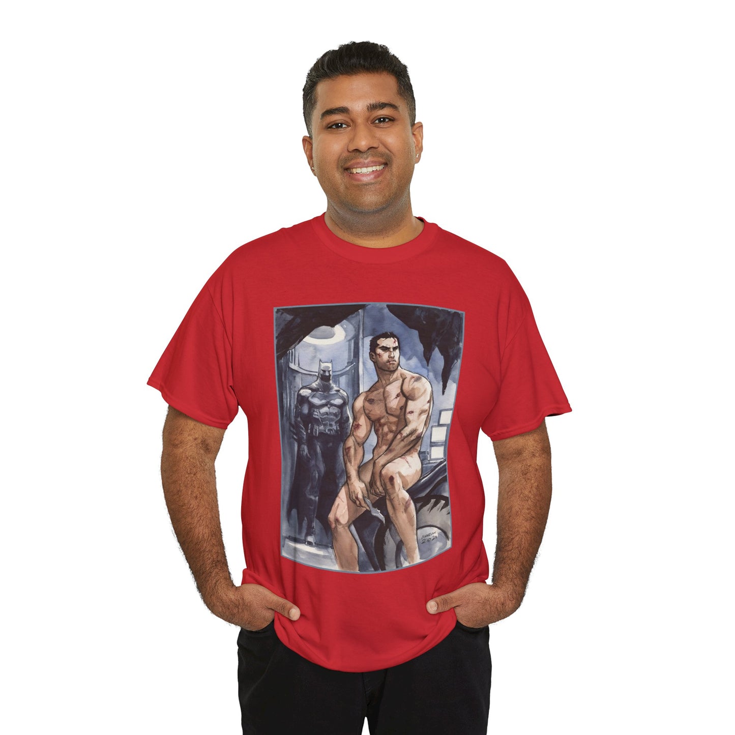 Batman in the Buff T-Shirt - DC Comics