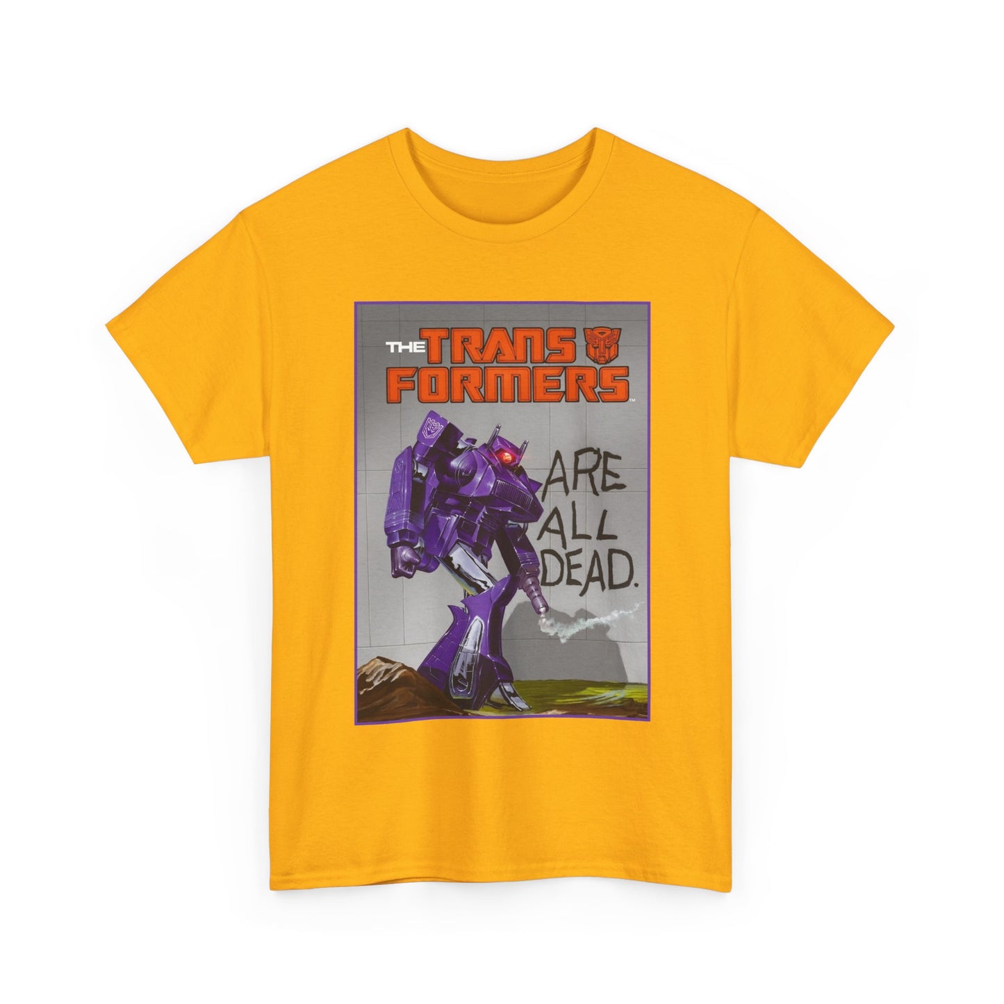 Transformers T-Shirt - "Are All Dead" - Marvel Comics