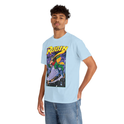 Robin T-Shirt - Tom Grummett Art - Tim Drake, Batman Family, Gotham City - DC Comics