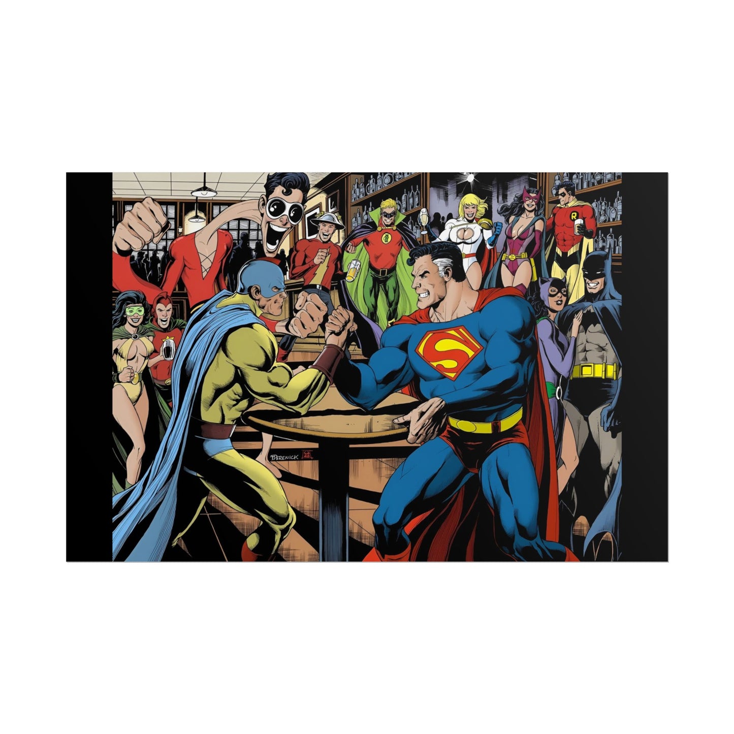 Justice Society of America (JSA) Rolled Poster - Tom Derenick Art - DC Comics - Multiple Sizes Up to 24"x36"