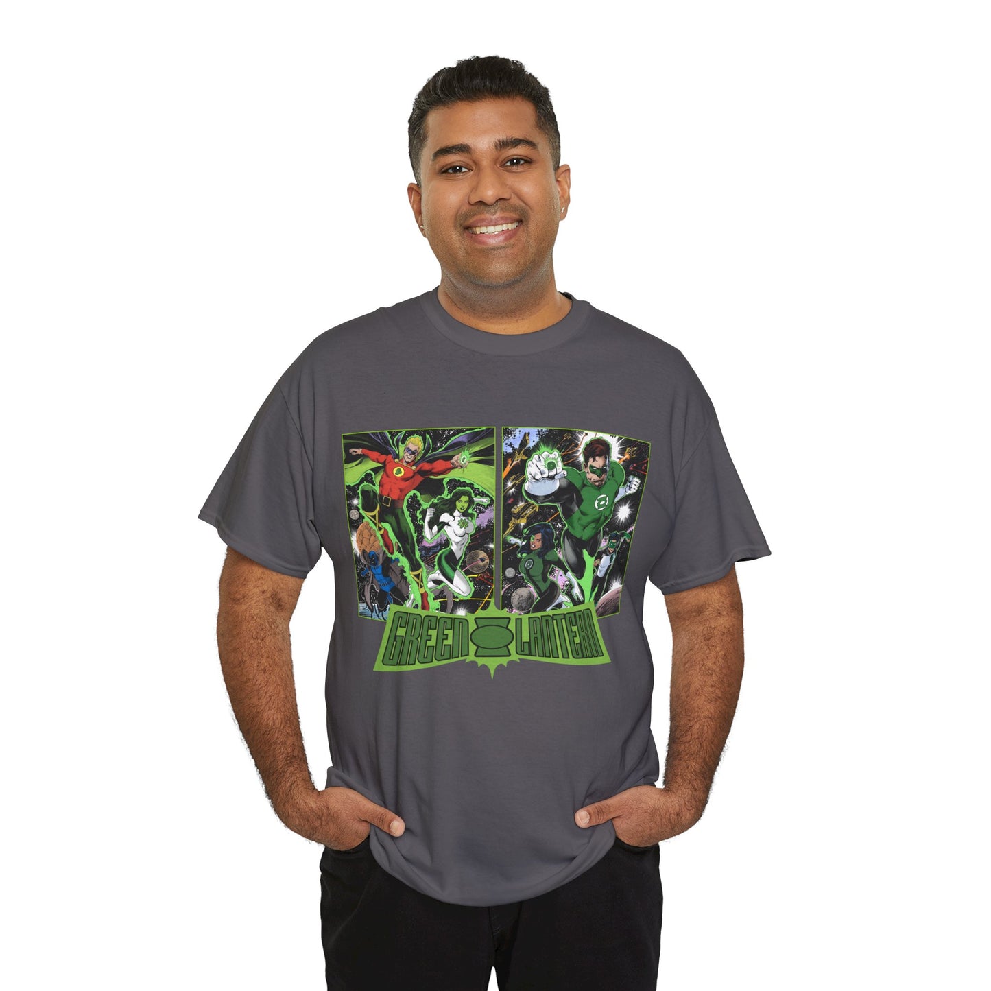 Green Lantern T-Shirt - Alan Scott, Jade, Obsidian, Hal Jordan, Jessica Cruz, Kyle Rayner - The Corps - DC Comics