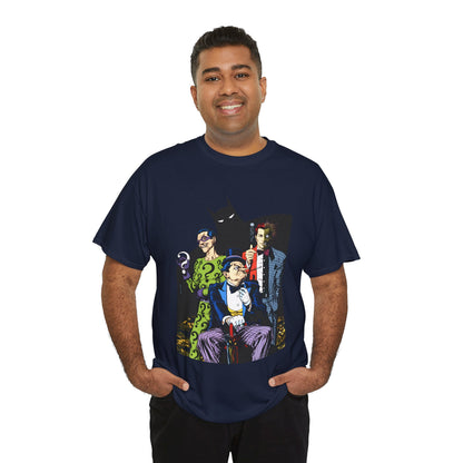 Riddler, Two-Face, Penguin T-Shirt - Brian Bolland Art - DC Comics