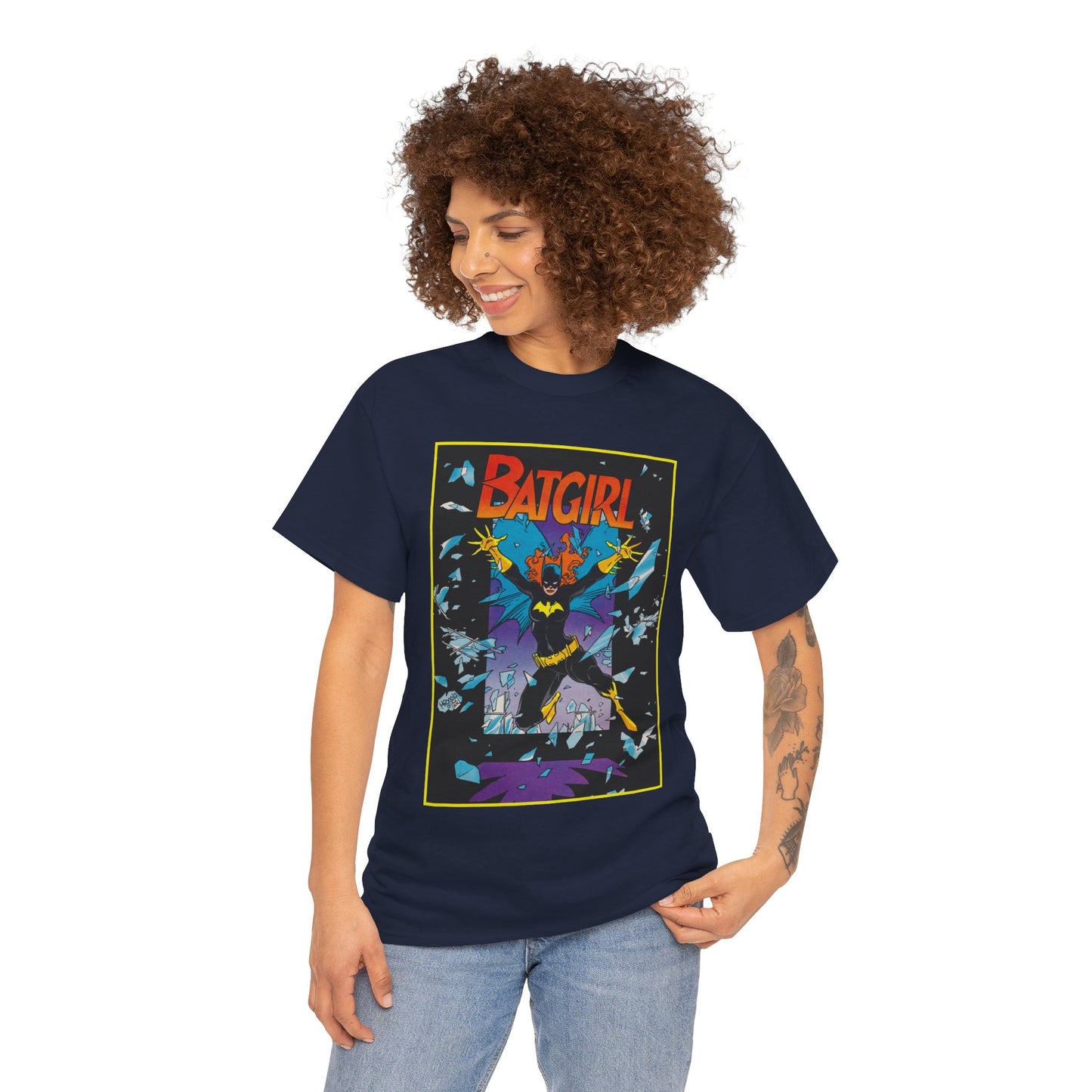 Batgirl T-Shirt - Mike Mignola Art - Barbara Gordon, Gotham City, Batfamily - DC Comics
