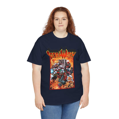 Stormwatch T-Shirt - Jim Lee Art - Battalion, Fuji, Hellstrike - Image/Wildstorm/DC Comics