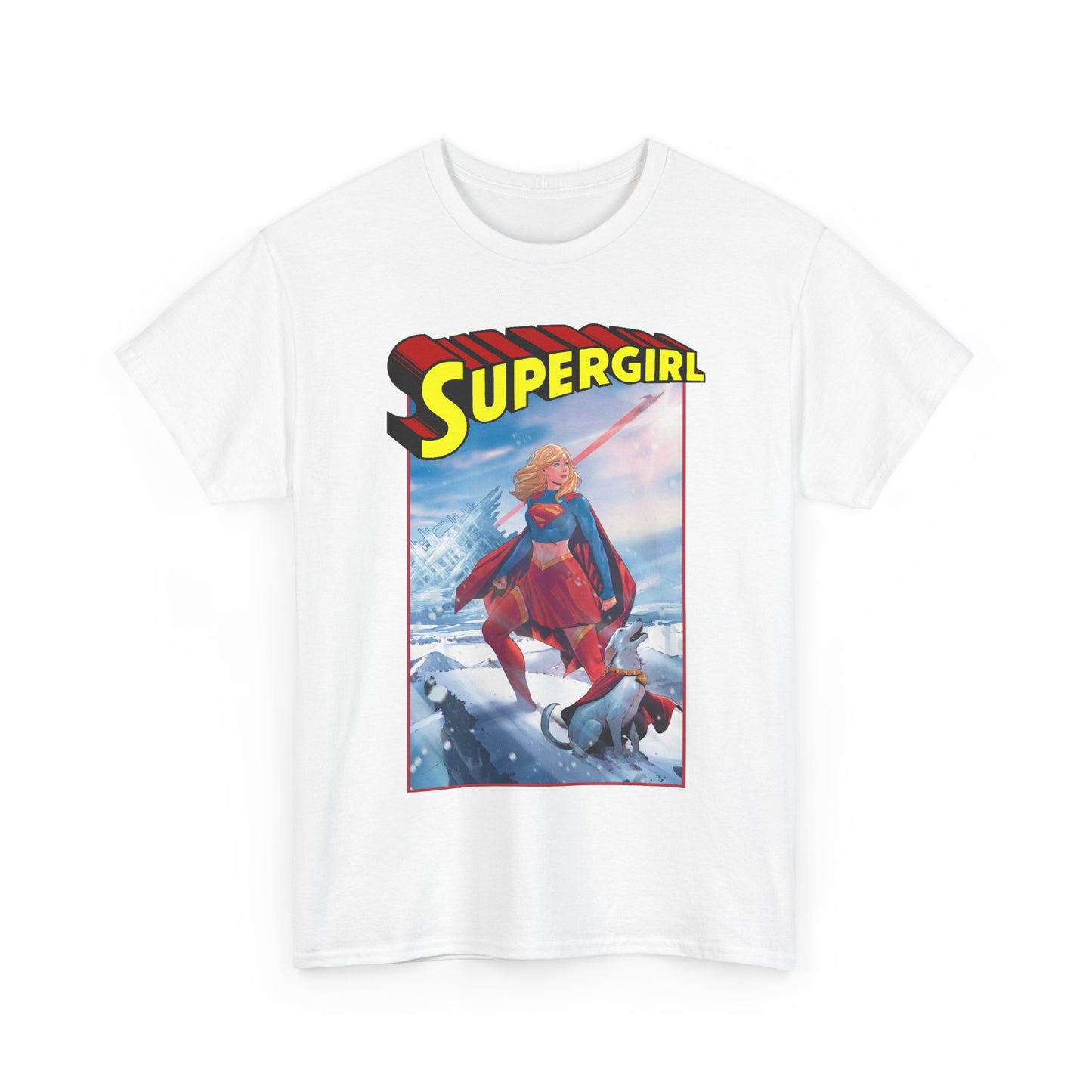 Supergirl & Krypto T-Shirt - Lucas Meyer Art - New 2026 Movie with Milly Alcock - DC Comics