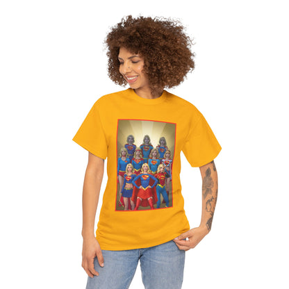 Supergirl Through the Ages T-Shirt - Nicola Scott Art - Kara from Kandor, Superman's Cousin, Linda Danvers - Survivor from Krypton - DC Comics