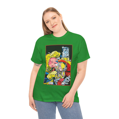 Strong Guy & Colossus T-Shirt - Dale Keown Art - Uncanny X-Men Annual Poster - Marvel Comics
