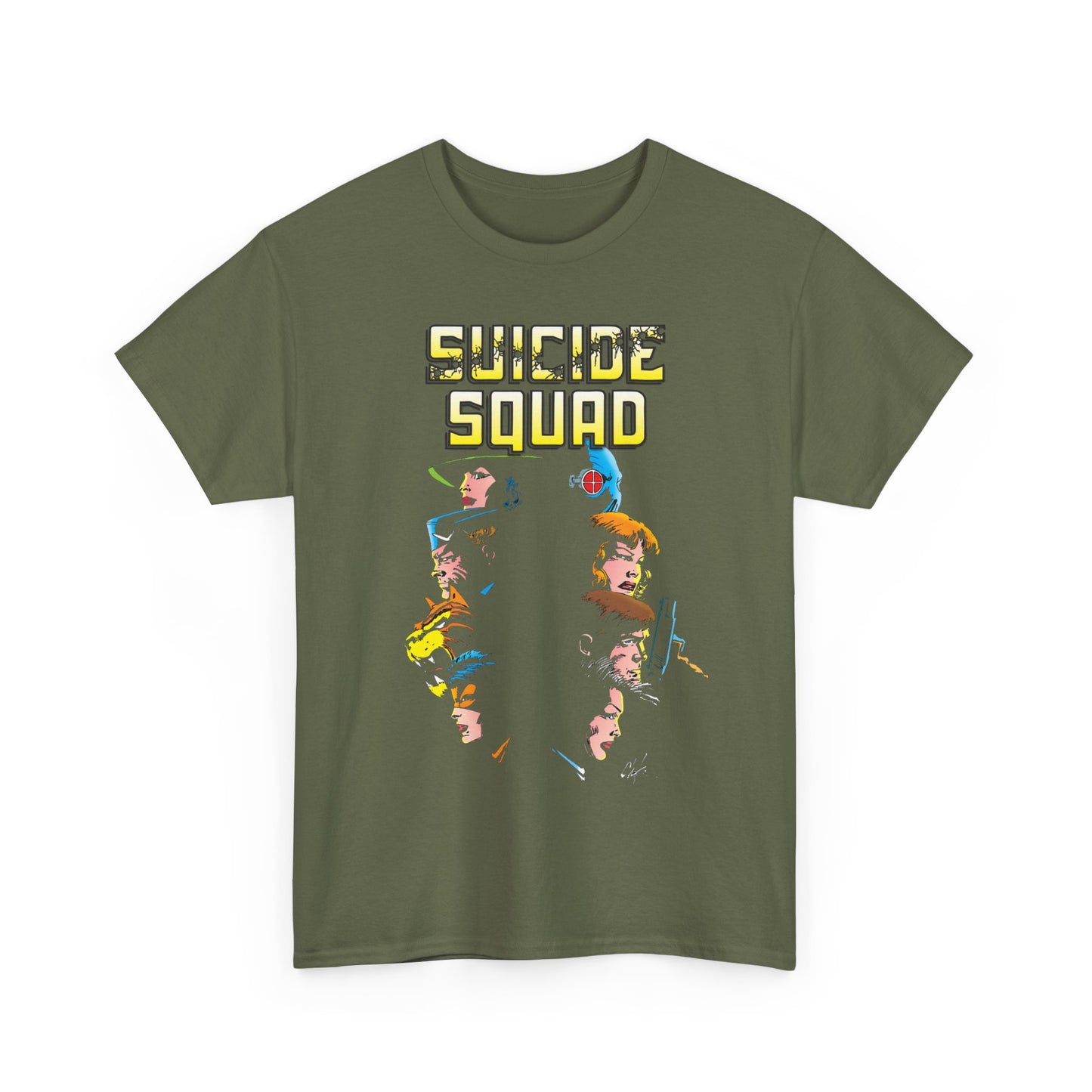 Suicide Squad T-Shirt - Howard Chaykin Art - Deadshot, Enchantress, Bronze Tiger, Captain Boomerang - DC Comics