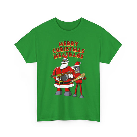 Robot Santa Claus & Bender Futurama Christmas T-Shirt