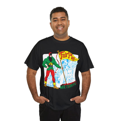 Mr Terrific T-Shirt - Stephen DeStefano Art - Who's Who in the DC Universe Entry - DC Comics