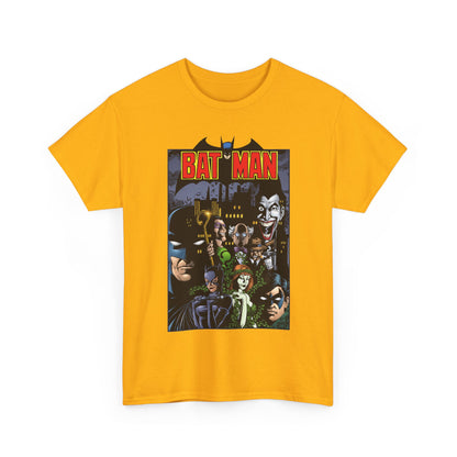Batman T-Shirt - George Perez Art - Arkham Asylum - Joker, Catwoman, Poison Ivy, Riddler, Nightwing - DC Comics