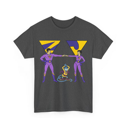 Wonder Twins T-Shirt - Super Friends - Zan & Jayna - Hanna-Barbera Cartoon - DC Comics