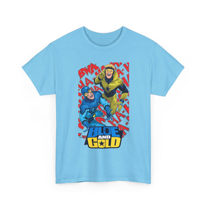 Booster Gold & Blue Beetle T-Shirt - DC Comics - Justice League International Members - Ted Kord