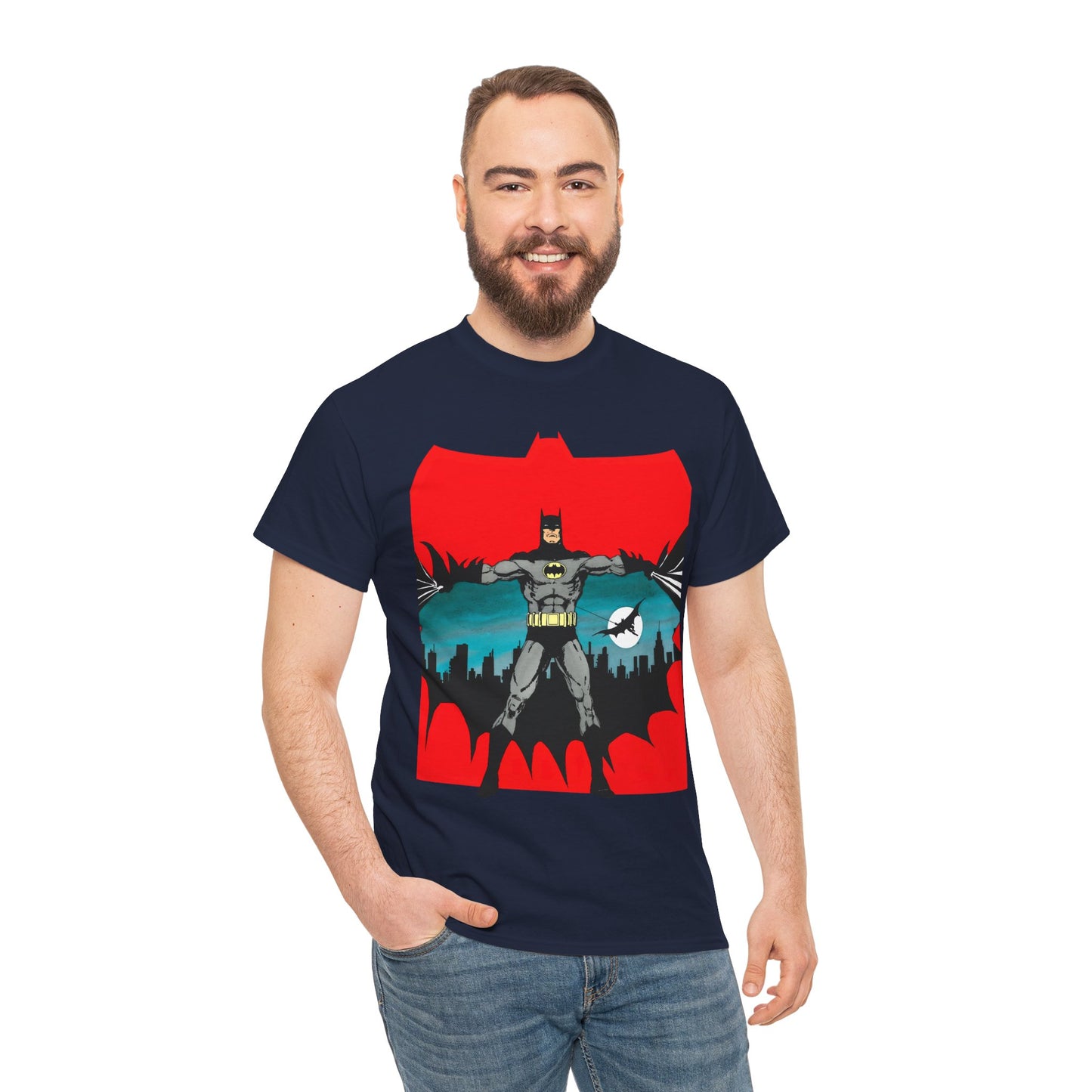 Batman T-Shirt - George Perez Art - History of the DC Universe - Gotham's Dark Knight Detective - DC Comics