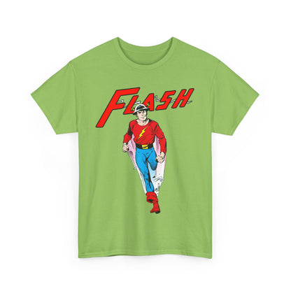 Golden Age Flash T-Shirt - John Byrne Art - Justice Society/JSA Member - Jay Garrick - Speedster