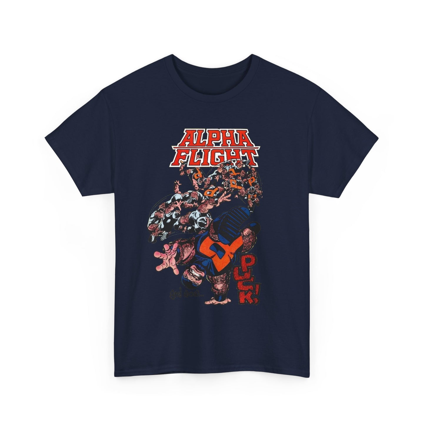 Puck T-Shirt - John Byrne Art - Alpha Flight Member - Marvel Comics