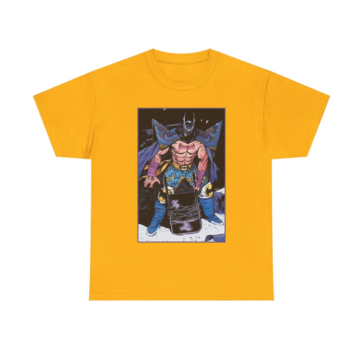 Batman T-Shirt - Daniel Warren Johnson Art - Luchador-Style Mask - DC K.O. #4 Cover Art - DC Comics