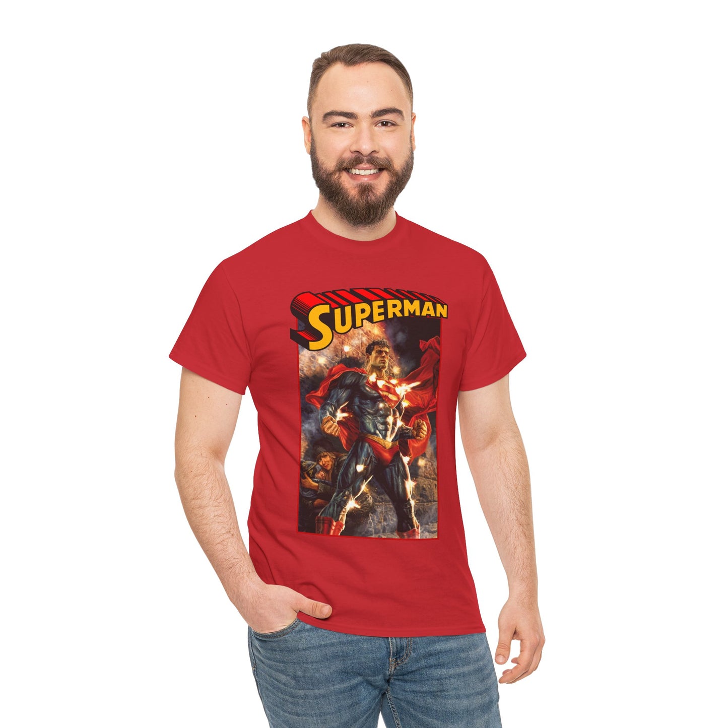 Superman T-Shirt - Lee Bermejo Art - Action Comics Variant Cover - Man of Steel, Metropolis - DC Comics