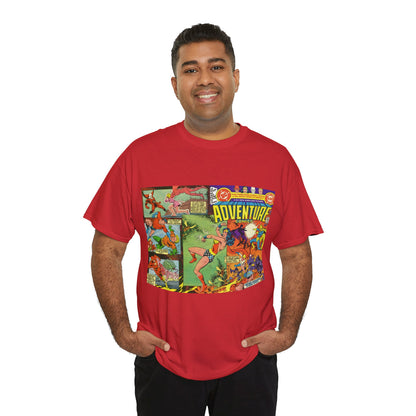 Adventure Comics #463 T-Shirt - Wonder Woman, Dr Fate, Power Girl, Deadman, Aquaman, Aqualad, Flash - DC Comics