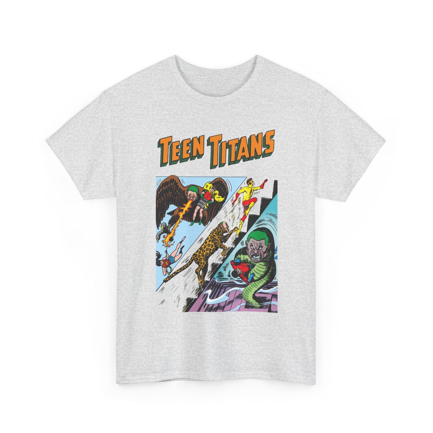 Teen Titans T-Shirt - Nick Cardy Art - #1 Cover Art - Robin, Wonder Girl, Kid Flash, Aqualad - DC Comics