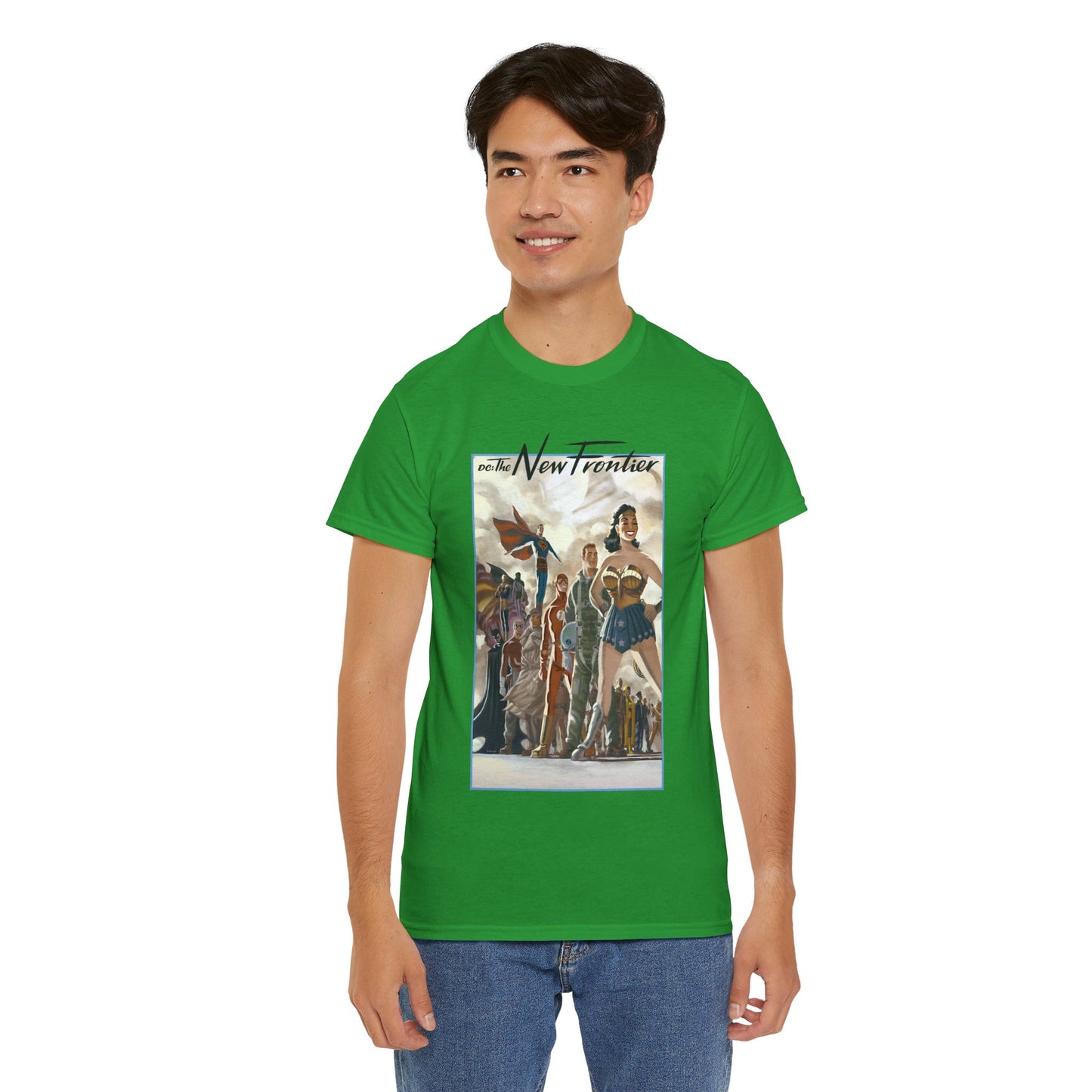 DC: The New Frontier T-Shirt - Darwyn Cooke Art - Superman, Wonder Woman, Flash, Batman - DC Comics