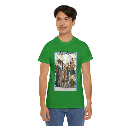 DC: The New Frontier T-Shirt - Darwyn Cooke Art - Superman, Wonder Woman, Flash, Batman - DC Comics