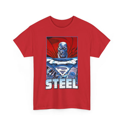 Steel T-Shirt - Superman Family - Reign of the Supermen - John Henry Irons - Steelworks - DC Comics