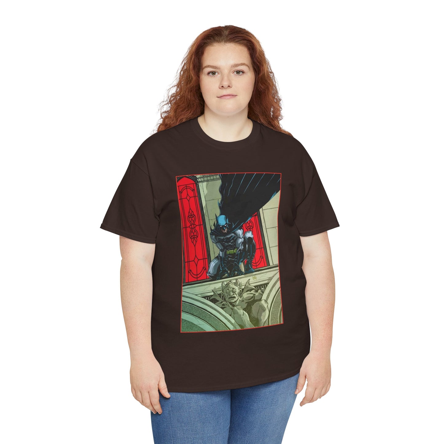 Batman T-Shirt - Cully Hamner Art - Batman Allies Secret Files Cover - Gotham Protector - And a Gargoyle! - DC Comics