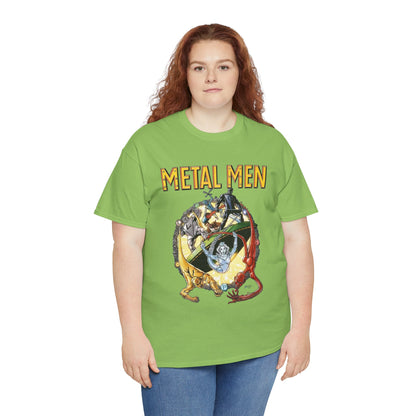 Metal Men T-Shirt - George Perez Art - DC Comics - Classic Silver Age Team - Mercury, Iron, Tin, Gold
