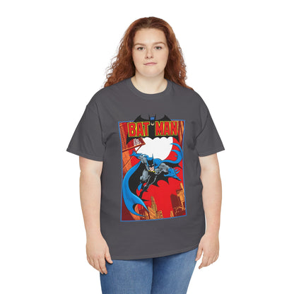 Batman T-Shirt - Jim Aparo Art - Untold Tales Cover - DC Comics Bronze Age - Batman Flying in Front of the Moon - Caped Crusader, Gotham City