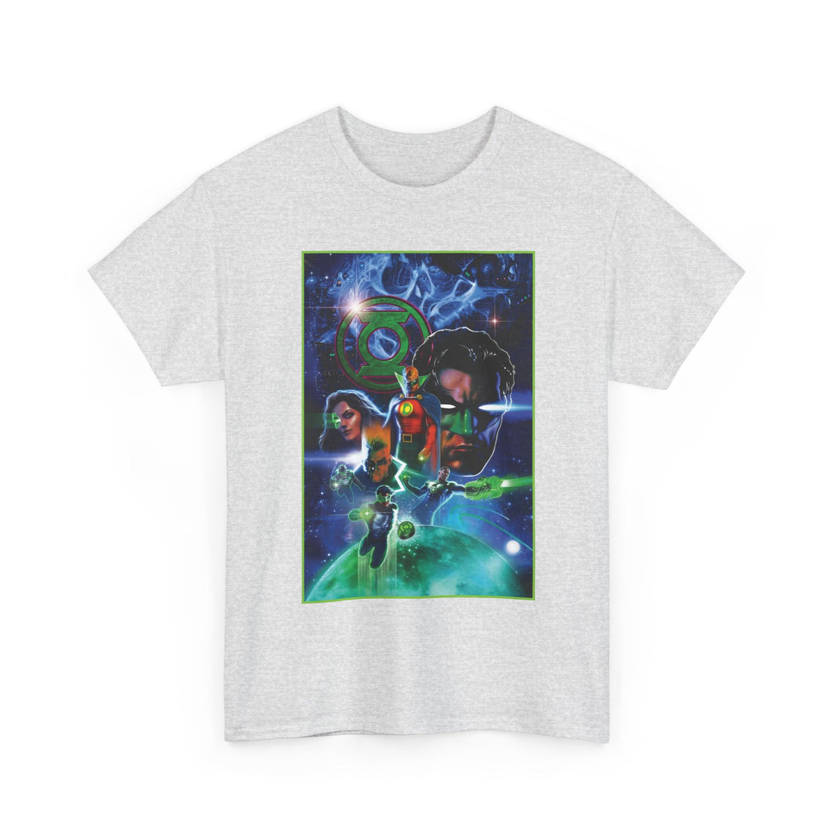 Green Lantern T-Shirt - Liam Sharp Art - Alan Scott, Hal Jordan, Kyle Rayner - DC Comics