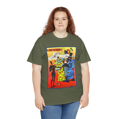 Brotherhood of Dada T-Shirt - Doom Patrol Foes - Mr Nobody, Quiz, Frenzy - DC Comics, Vertigo Comics - Grant Morrison Stories