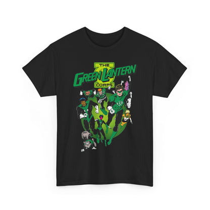 Green Lantern Corps T-Shirt - Joe Staton Art - Hal Jordan, John Stewart, Arisia, Kilowog, Katma Tui - DC Comics