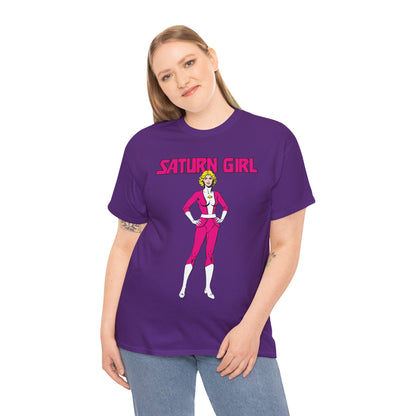 Saturn Girl T-Shirt - Curt Swan Art - Legion of Super-Heroes Founding Member - DC Comics