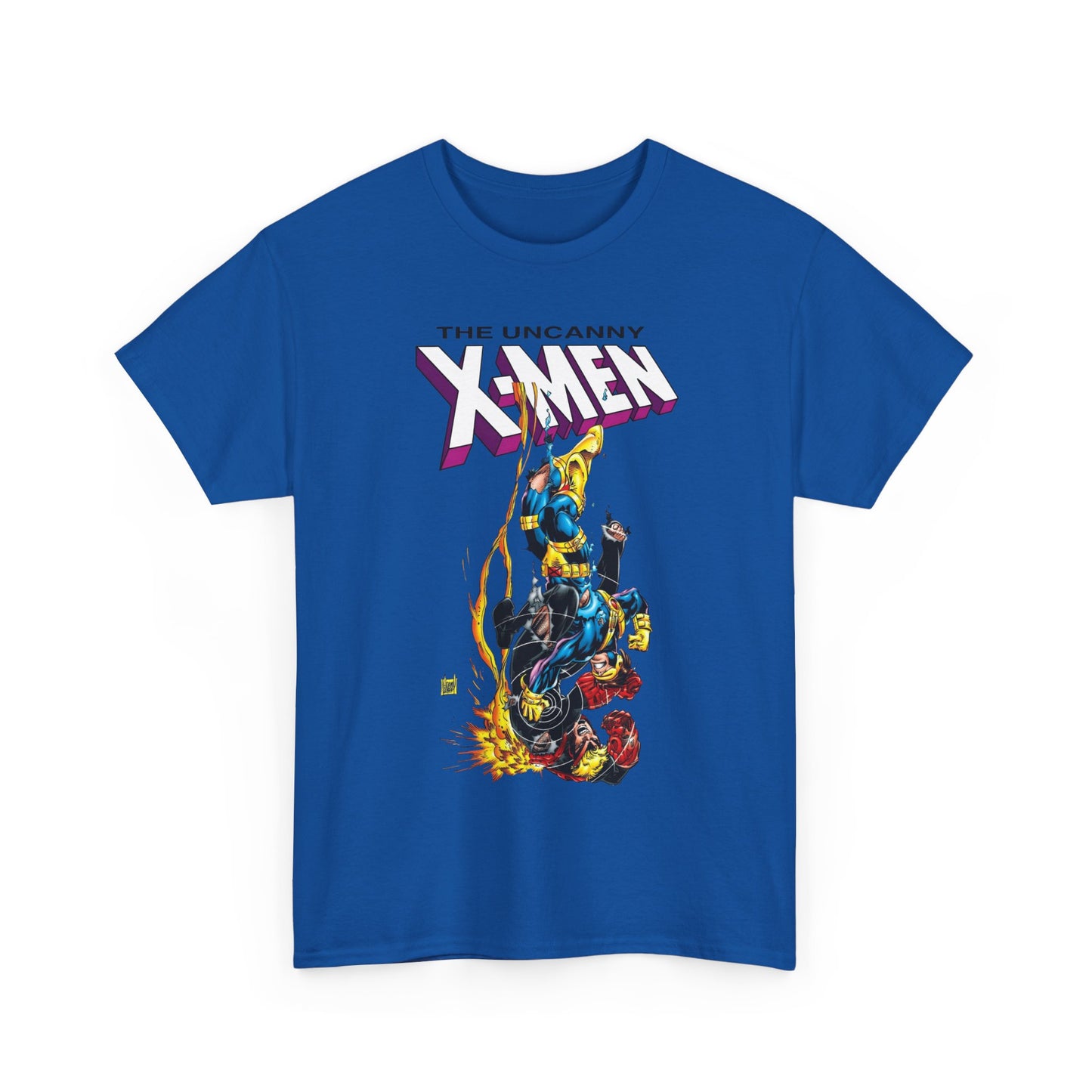 Cyclops Vs Havok T-Shirt - Adam Kubert Art - Uncanny X-Men - Marvel Comics