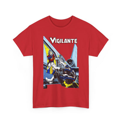 Vigilante Vs Peacemaker T-Shirt - Mike Grell Art - Adrian Chase - DC Comics