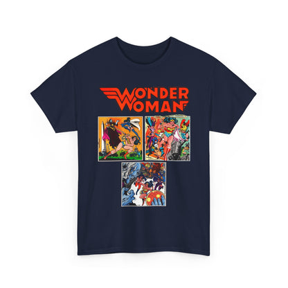 Wonder Woman T-Shirt - Ross Andru & Dick Giordano Art - Judgment in Infinity Story - Zatanna, Supergirl, Huntress, Power Girl, Raven, Wonder Girl, Starfire - DC Comics