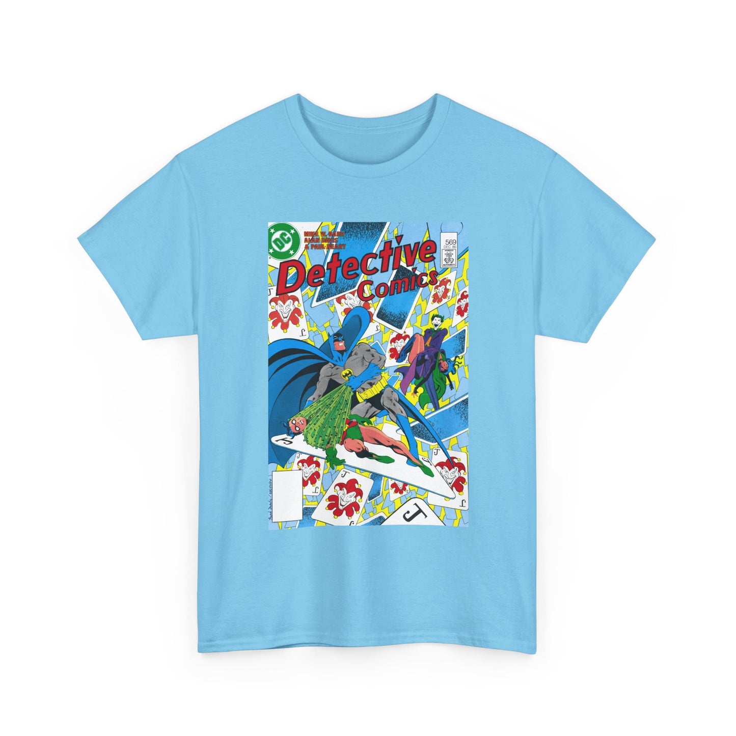 Detective Comics #569 T-Shirt - Alan Davis Art - Batman, Robin, Joker, Catwoman - DC Comics