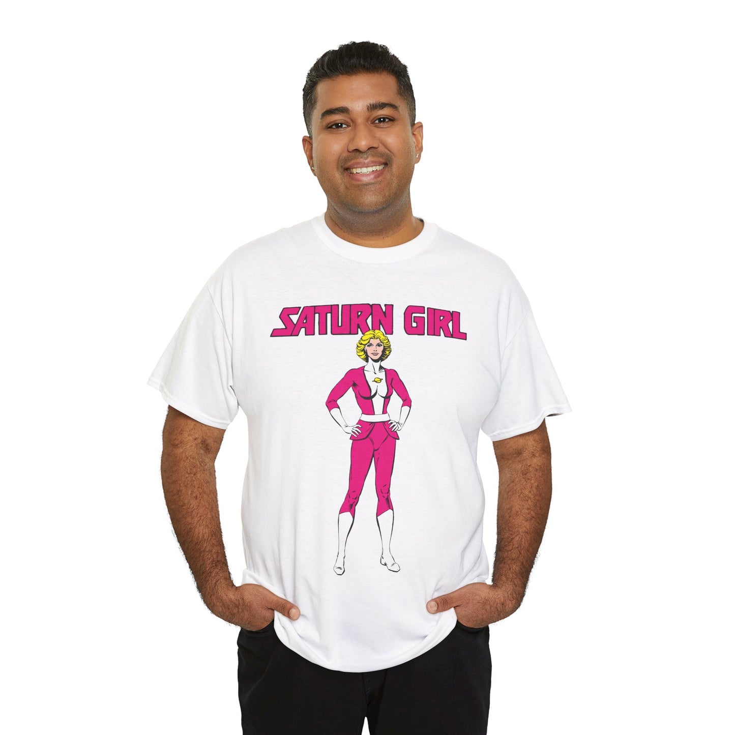 Saturn Girl T-Shirt - Curt Swan Art - Legion of Super-Heroes Founding Member - DC Comics
