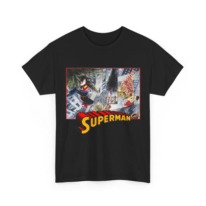Superman Christmas Tree T-Shirt - Alex Ross Art - DC Comics
