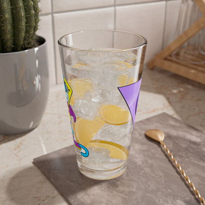 Gleek Pint Glass, 16oz - Wonder Twins Mascot - Super Friends Pet Monkey from Exxor - DC Comics - Zan & Jayna